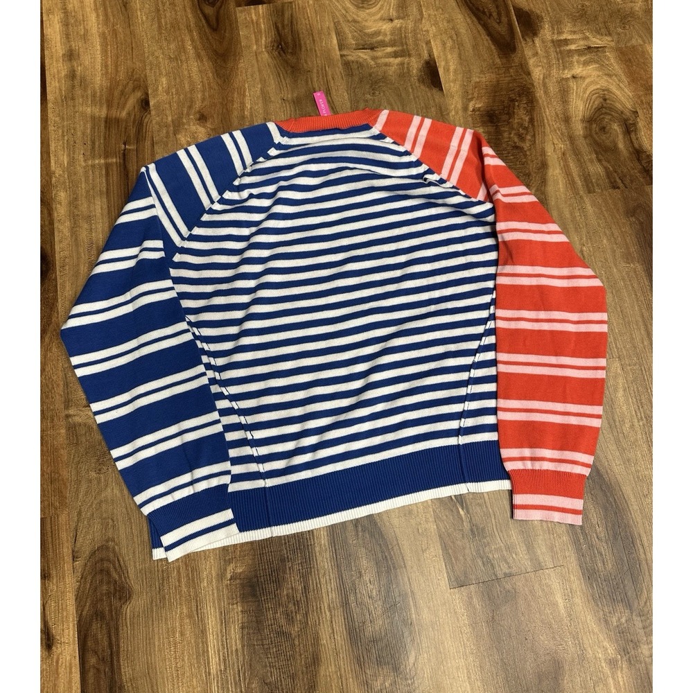 Zaket & Plover Crazy Stripe Sweater Medium Women's